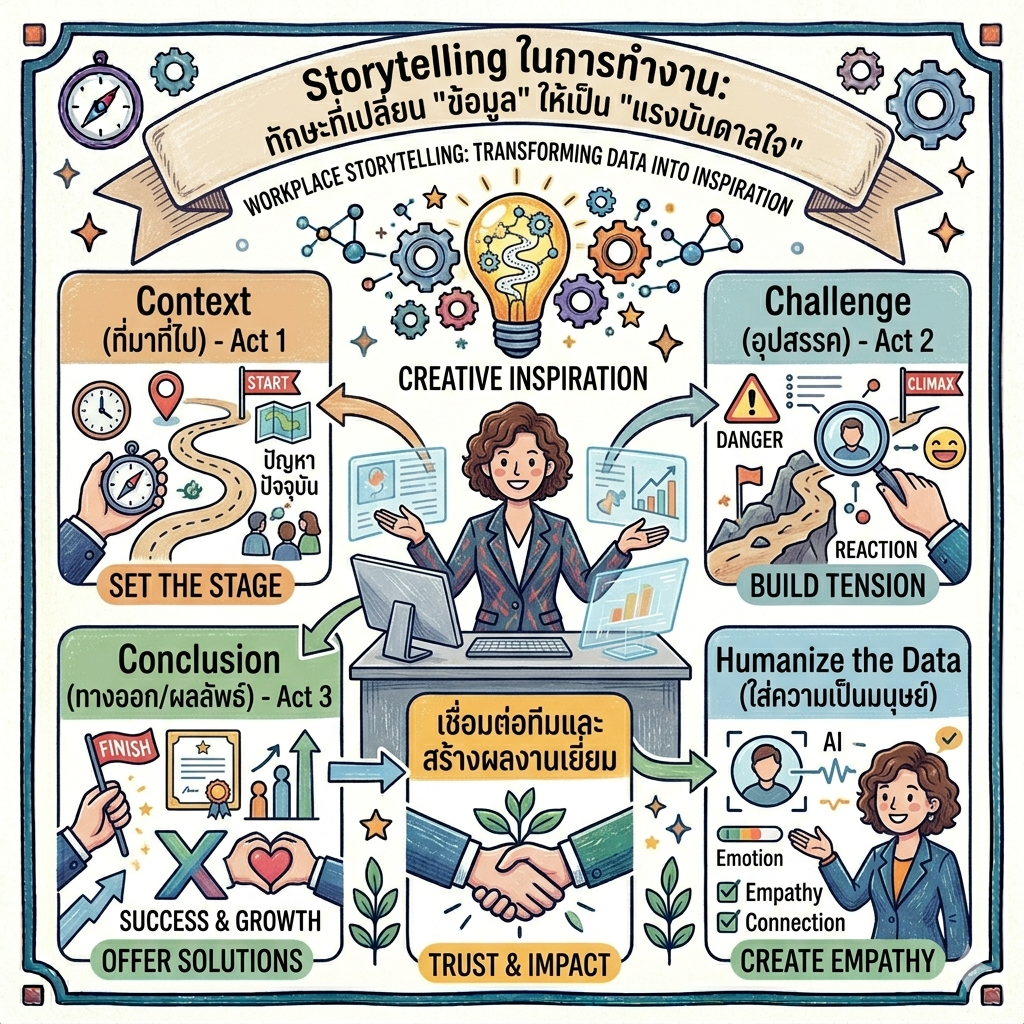 Storytelling ในโลกการทำงาน: ทักษะที่เปลี่ยน 
